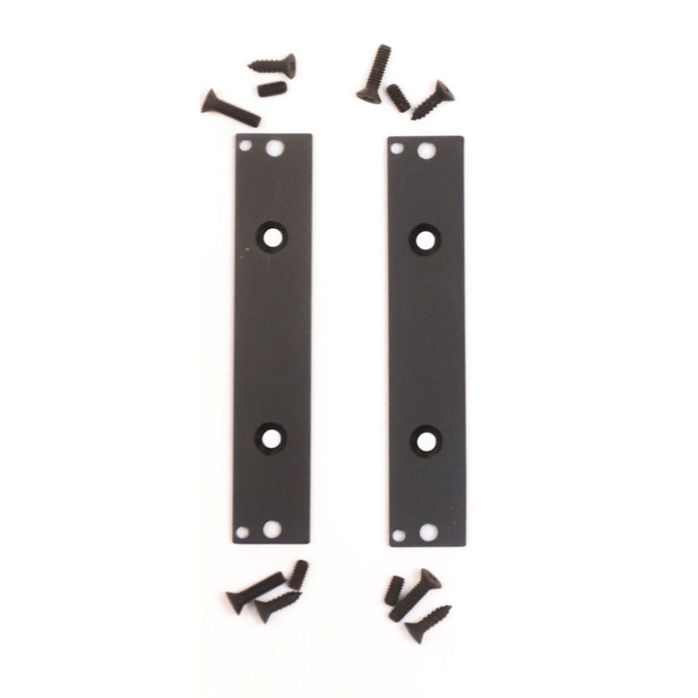 3U Black Eurorack Brackets (pair)