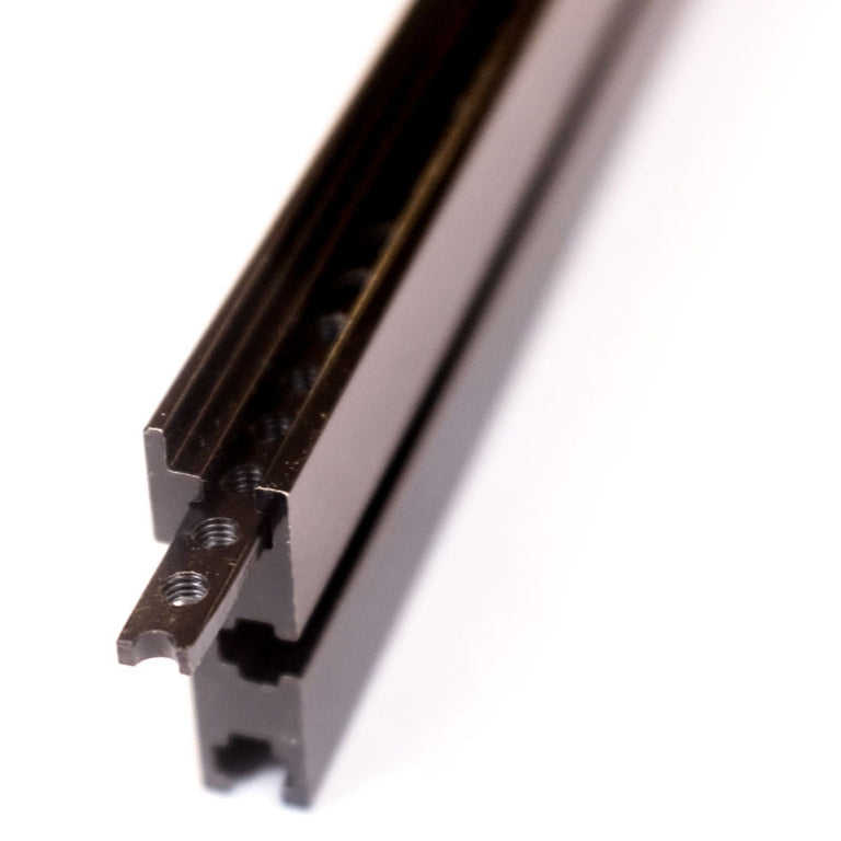 Black Eurorack Rails - 168HP (pair)