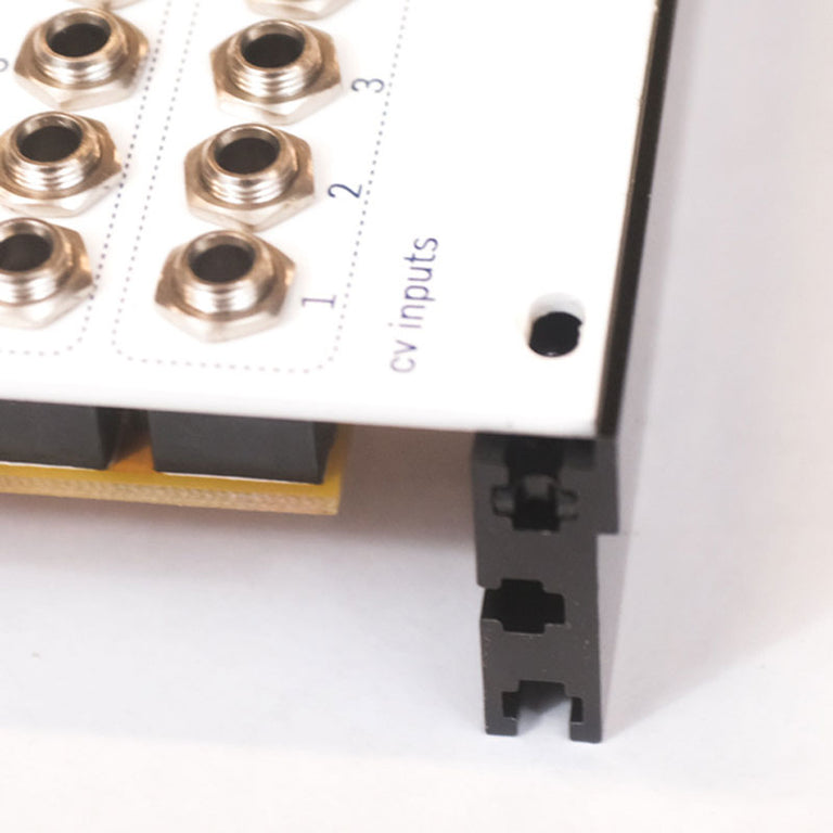Black Eurorack Rails - 168HP (pair)